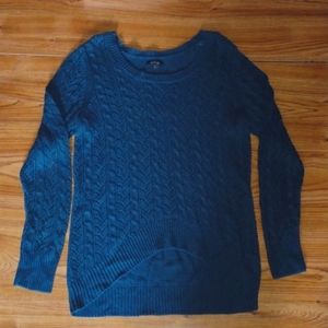 Deep blue knit sweater size medium APT.9